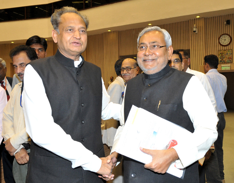 The Chief Minister of Bihar, Shri Nitish Kumar with the Chief Minister of..