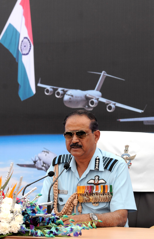 The Chief of Air Staff, Air Chief Marshal N.A.K. Browne addressing at the...