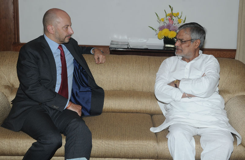 The Ambassador of France in India, Mr. Francois Richier calls on the...