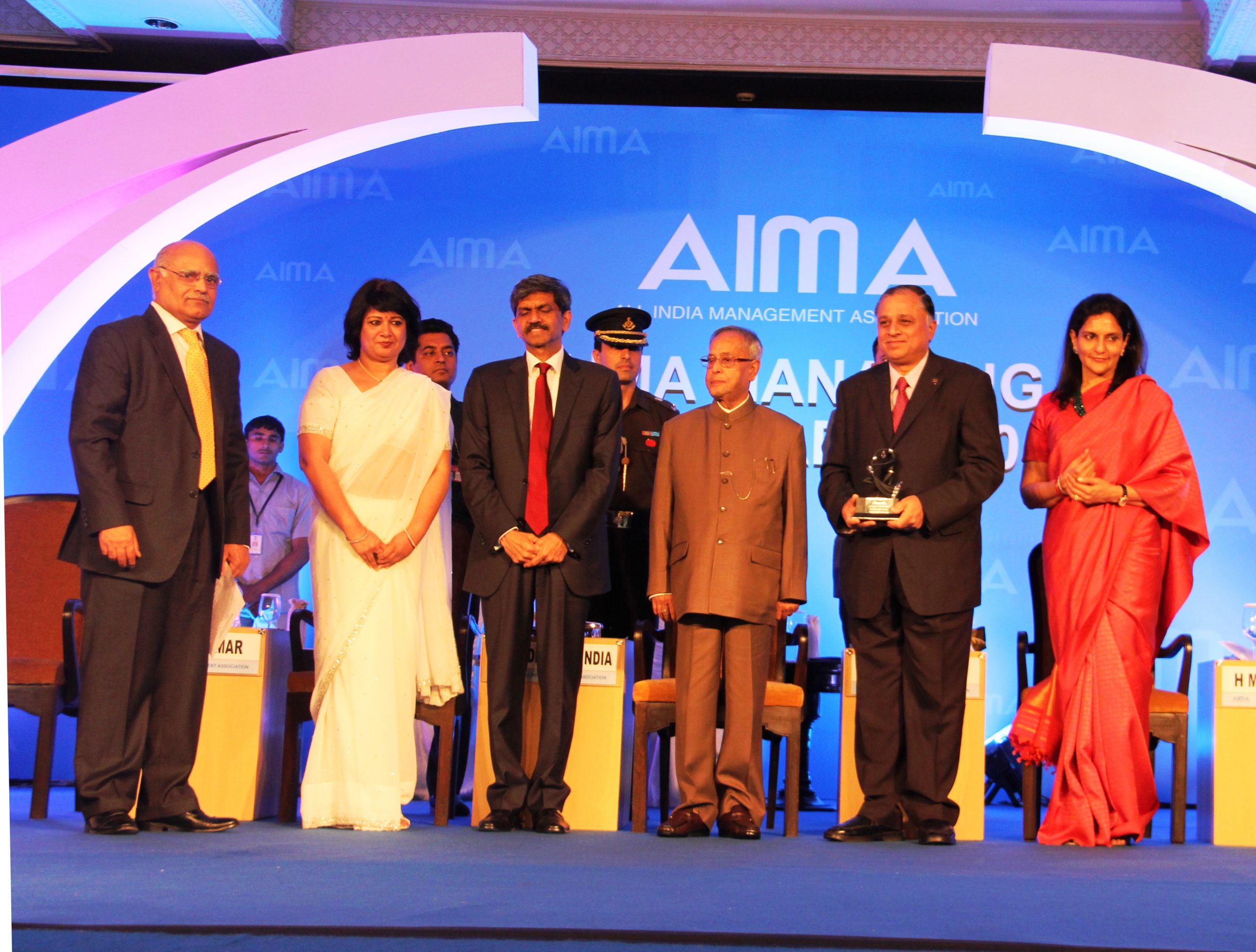 BHEL wins AIMA Managing India Award for being the Outstanding PSU of the Year‏