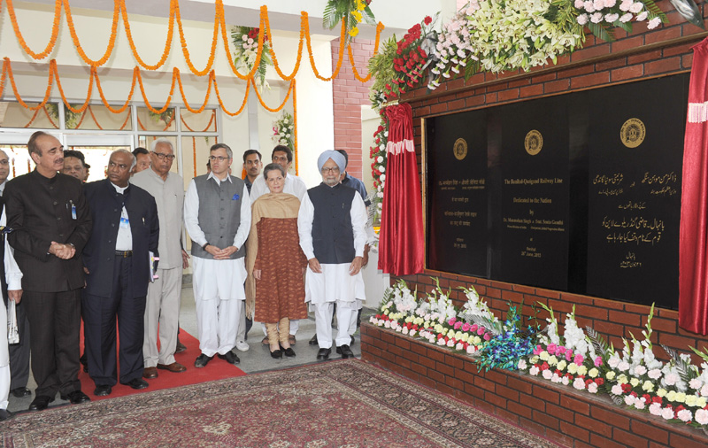 The Prime Minister, Dr. Manmohan Singh dedicated the newly constructed railway line...
