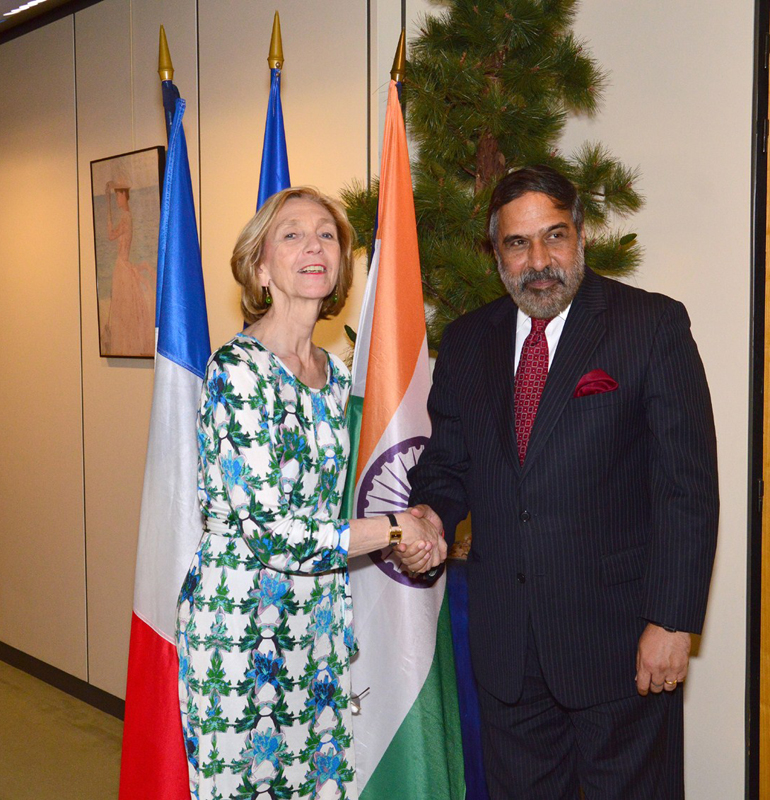 The Union Minister for Commerce & Industry, Shri Anand Sharma with the...