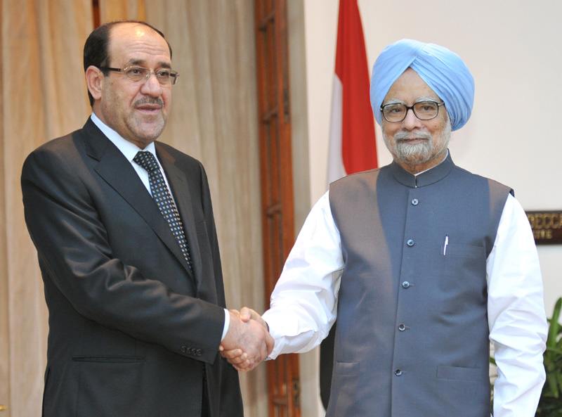 The Prime Minister of Iraq, Mr. Nouri Kamil Al-Maliki meeting the Prime Minister, Dr. Manmohan Singh, in New Delhi