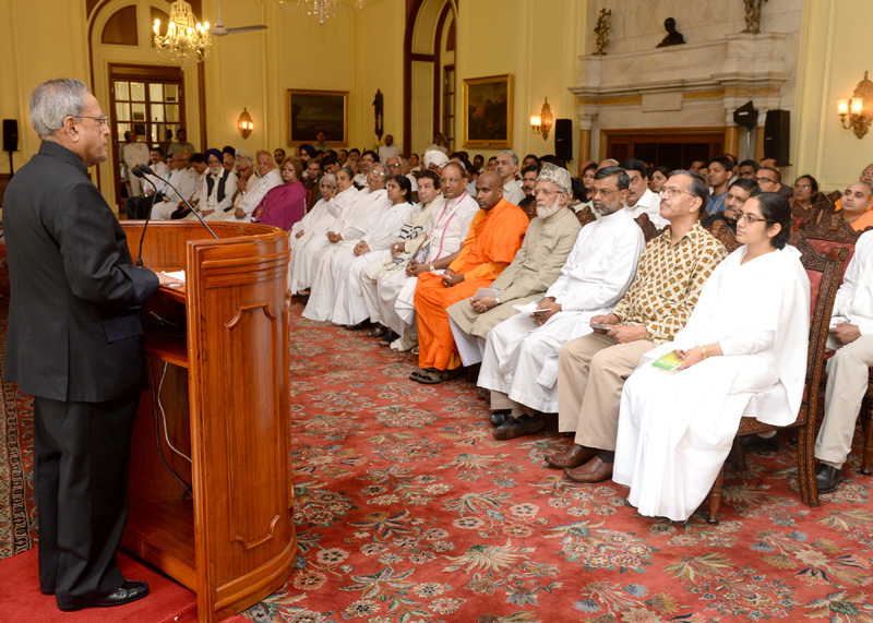 The President, Shri Pranab Mukherjee addressing at the launch the All India Parmo...