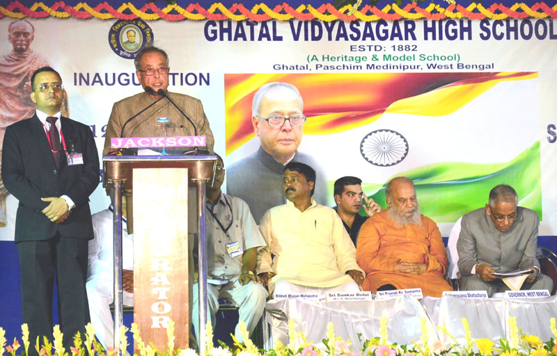 The President, Shri Pranab Mukherjee addressing the gathering on the occasion of...