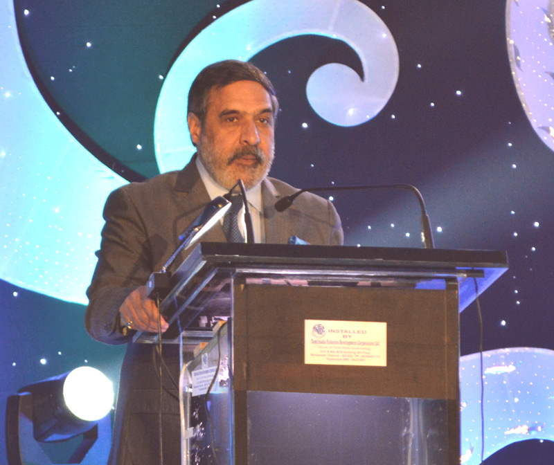 The Union Minister for Commerce & Industry, Shri Anand Sharma...