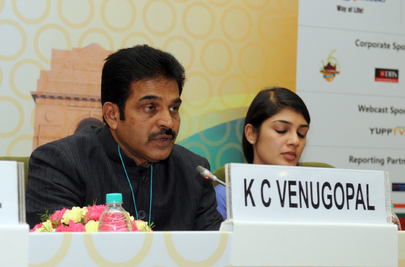 The Minister of State for Civil Aviation, Shri K.C. Venugopal addressing at ...