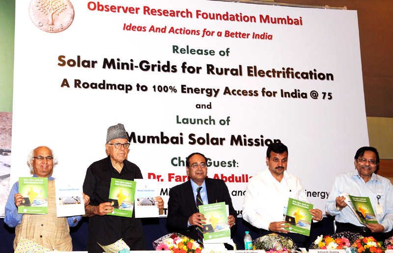 The Union Minister for New and Renewable Energy, Dr. Farooq Abdullah...