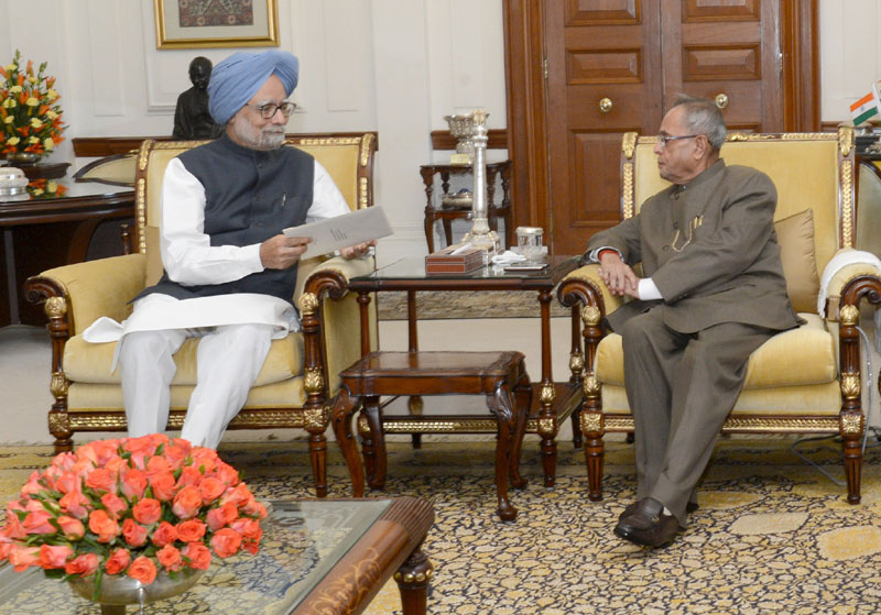 The Prime Minister, Dr. Manmohan Singh calling on the President,...