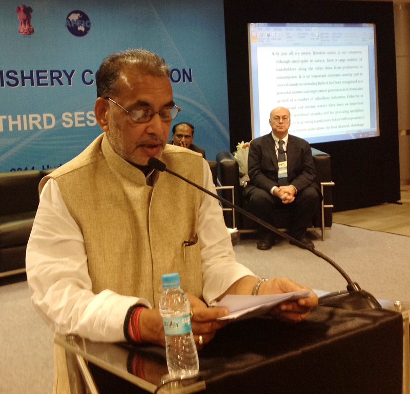 The Union Minister for Agriculture, Shri Radha Mohan Singh addressing at the...