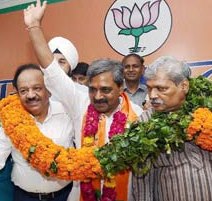 STAISH UPADHYAY TAKES OVER AS DELHI UNIT CHIEF OF BJP
