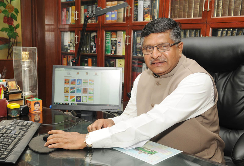 The Union Minister for Communications & Information Technology and Law &...