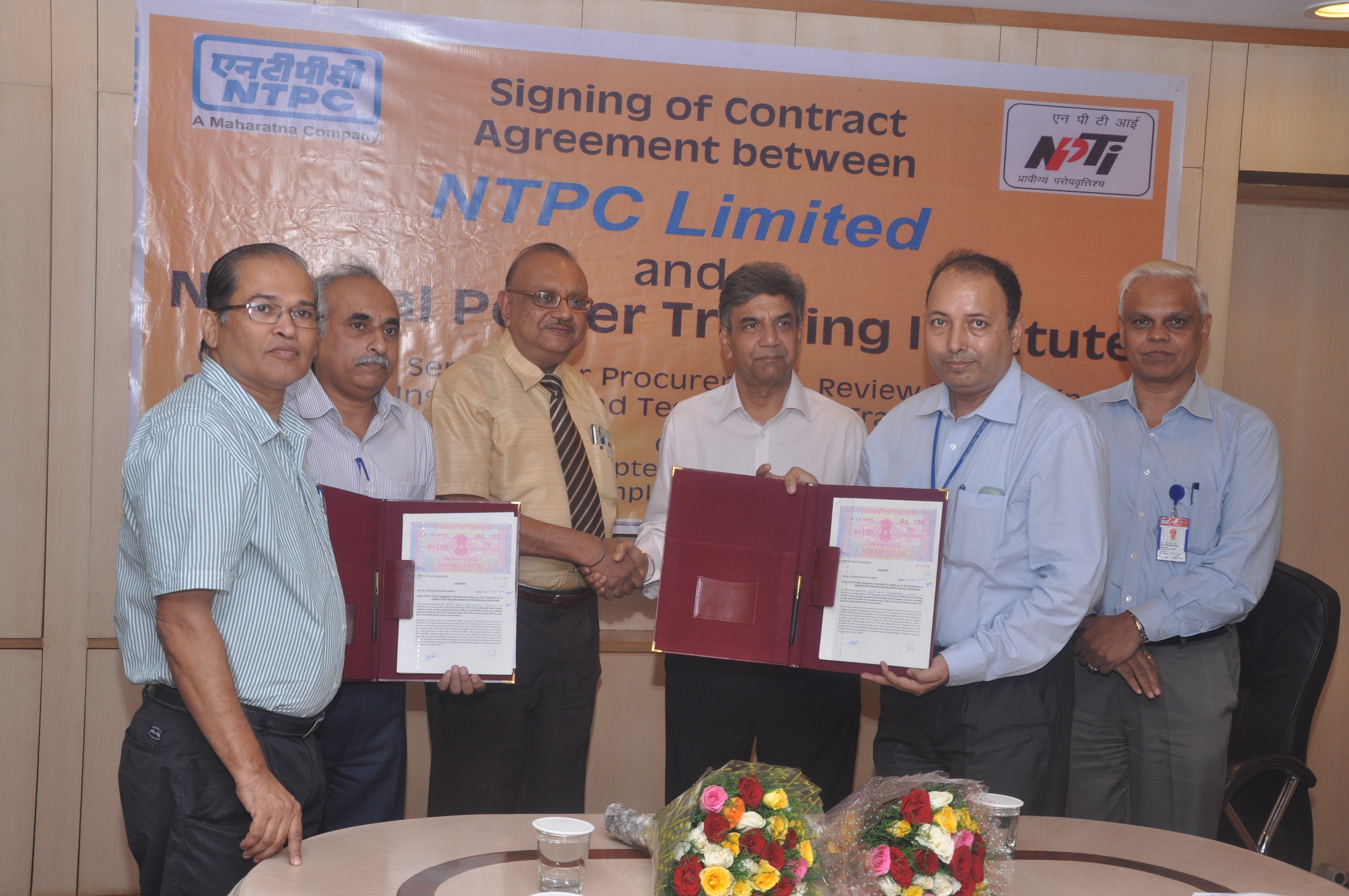 NTPC AND NPTI SIGNS A CONTRACT AGREEMENT FOR SKILL DEVELOPMENT