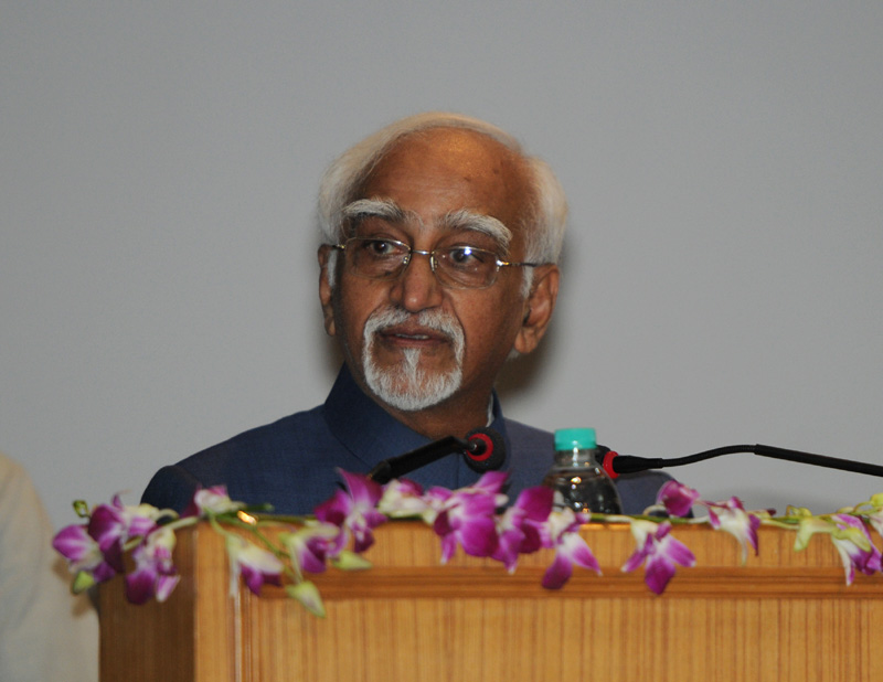 The Vice President, Shri Mohd. Hamid Ansari delivering inaugural address at the...