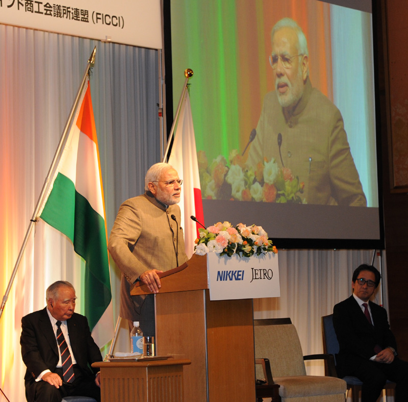 The Prime Minister, Shri Narendra Modi delivering the keynote address, at a...
