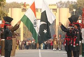 DESPITE THREAT ,FLAG LOWERING CEREMONY AT PAKISTAN SIDE  WAGAH BORDER CONTINUES