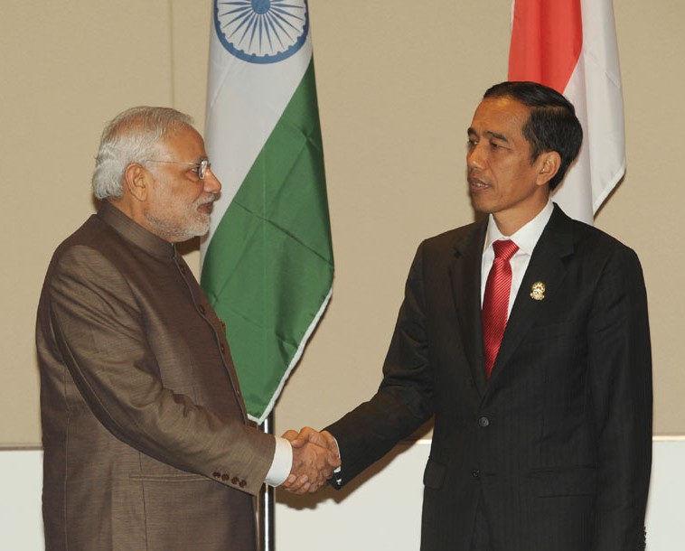 The Prime Minister, Shri Narendra Modi meeting the President of Indonesia, ..
