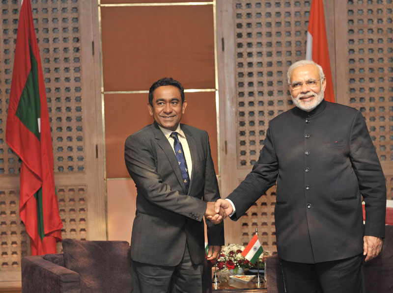 The Prime Minister, Shri Narendra Modi meeting the President of Sri Lanka,  .The Prime Minister, Shri Narendra Modi meeting the President of Sri Lanka, ...