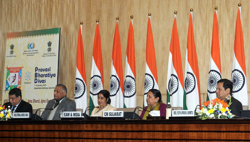 The Union Minister for External Affairs and Overseas Indian Affairs, Smt. Sushma ...