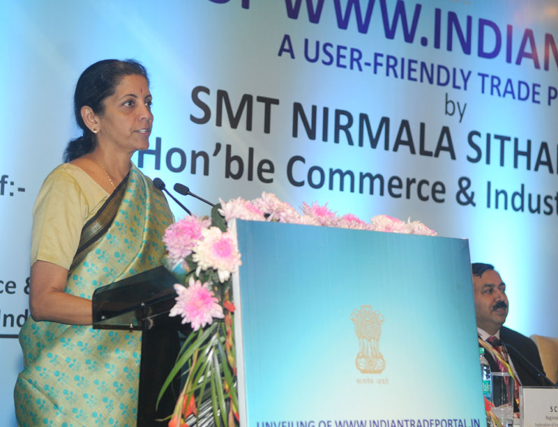 The Minister of State for Commerce & Industry (Independent Charge), Smt. Nirmala...