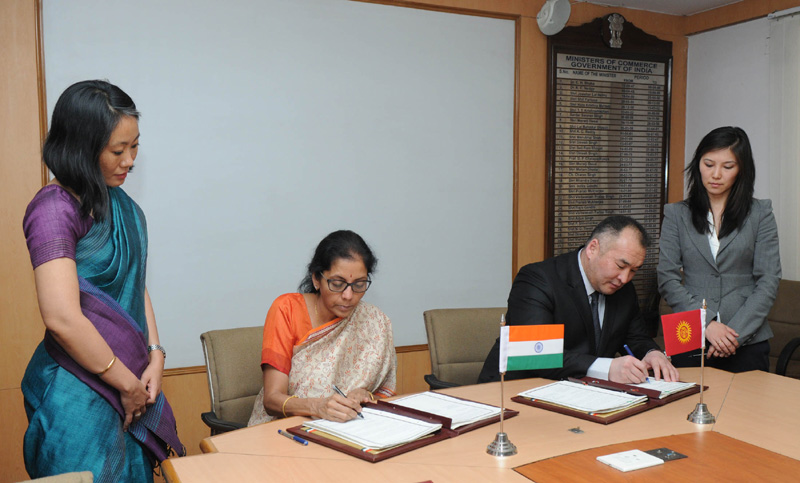 The Minister of State for Commerce & Industry (Independent Charge), Smt. Nirmala Sitharaman..