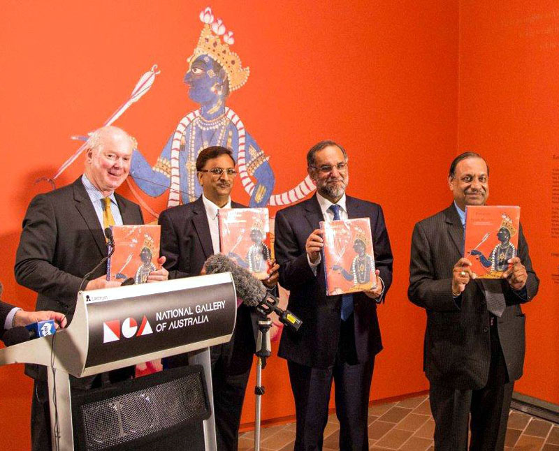 The National Museum, DG, Shri Sanjiv Mittal, the Indian High Commissioner to Australia, ...