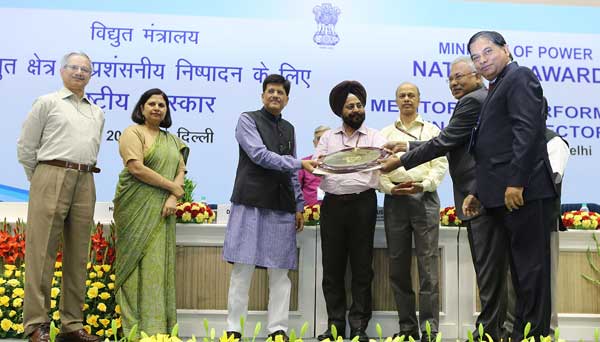 PGCIL RECEIVES GOLD SHIELD FROM UNION MINISTER  PIYUSH GOYAL