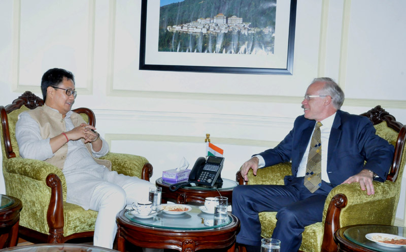 The Ambassador of Norway in India, Mr. Eivind S. Homme calling on the ..