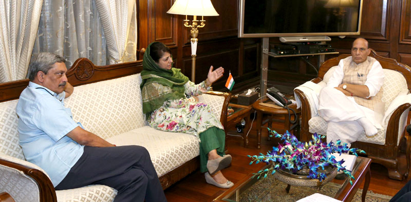The Chief Minister of Jammu and Kashmir, Ms. Mehbooba Mufti meeting ..