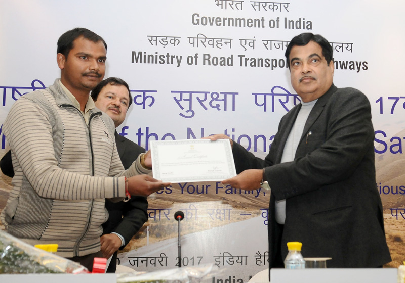 The Union Minister for Road Transport & Highways and Shipping, ..