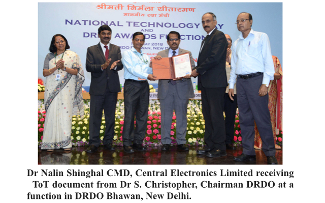 CEL signs ToT agreement with DRDO
