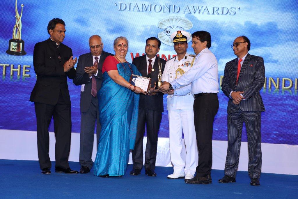 SCI awarded ‘Shipping Company of the Year – Coastal’ at Samudra Manthan Awards 2018